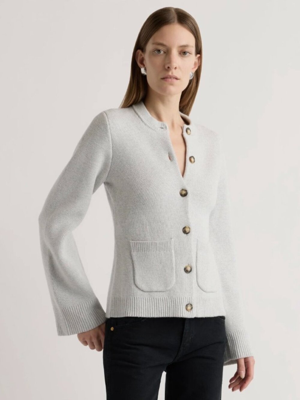 Modern Citizen Eames Cotton-Wool Cardigan
